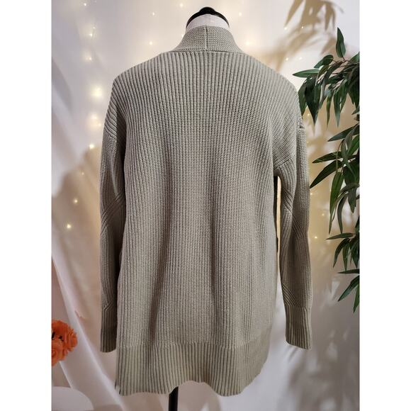 Lululemon Cashlu Sweater Wrap Cardigan Womens XS/S Cashmere Sage Green Pockets - Picture 5 of 12
